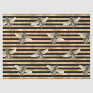 Papier Mousseline Miel Bee Series Design 10 Tissu Papier