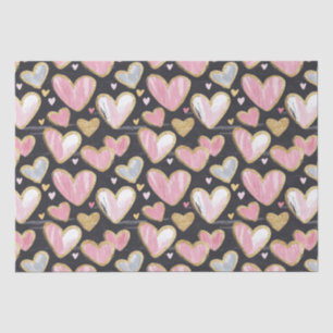 Papier Mousseline mignon et beau motif pour la Saint-Valentin
