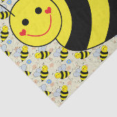 Papier Mousseline Mignon gaffez l'abeille avec le motif (Détail)