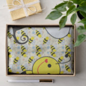 Papier Mousseline Mignon gaffez l'abeille avec le motif (Cadeau)