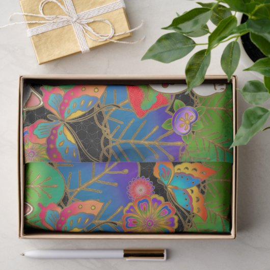 Papier Mousseline mignon maneki neko  (Cadeau)