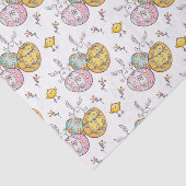 Papier Mousseline mignon oeuf de Pâques carrelé motif (Détail)