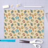 Papier Mousseline mignon plage motif (Artisanat)