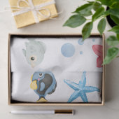 Papier Mousseline Mignon sous l'eau (Cadeau)