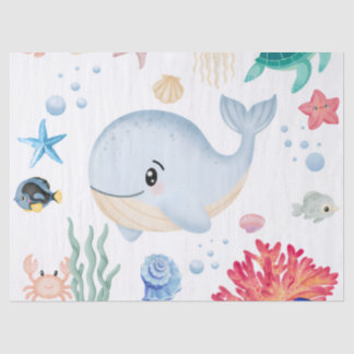 Papier Mousseline Mignon sous l'eau