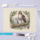 Papier Mousseline Mignonne amoureux des oiseaux découpage (Artisanat)