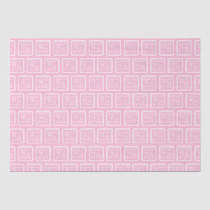 Papier Mousseline Mignonne et élégante "Meilleure maman jamais" Coeu