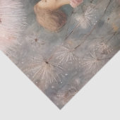 Papier Mousseline Mignonne fille Whimsical en Pastel Rose, Dandelion (Détail)