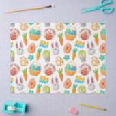 Papier Mousseline Mignonne lapin, Panier de Pâques et découpage d'oe (Artisanat)