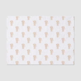 Papier Mousseline Mignonne long Haired Dachshund Chien de saucisse