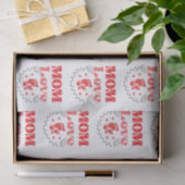 Papier Mousseline Mignonne Maman Amour (Cadeau)