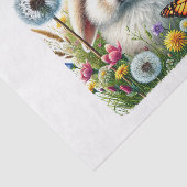 Papier Mousseline Mignons animaux de bois découpage lapin (Détail)