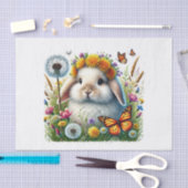 Papier Mousseline Mignons animaux de bois découpage lapin (Artisanat)