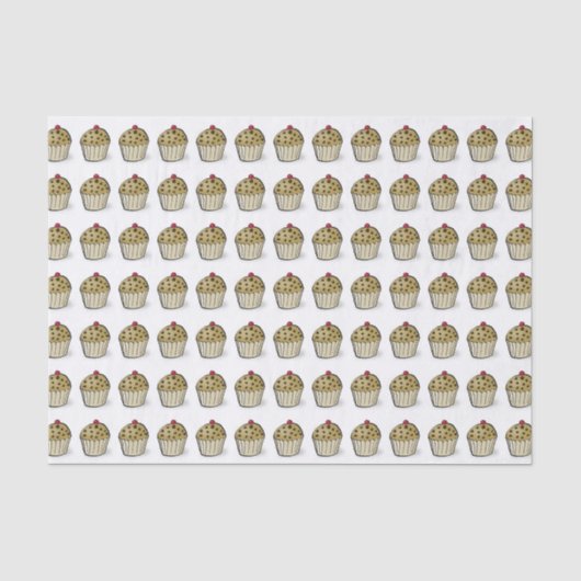 Papier Mousseline Mignons muffins miniatures (Recto)