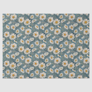 Papier Mousseline Milieu Art nouveau Shasta Daisies - 10 livres, 17