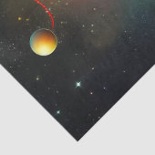 Papier Mousseline Milo l'explorateur cosmique Découpage (Détail)