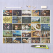 Papier Mousseline Mini Peintures Découpage Papier Tissu Enveloppemen (Artisanat)