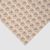 Papier Mousseline Miniature Taureau Terrier Peinture - Joli Original (Détail)