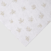 Papier Mousseline Minimal Botanical Line Art Pattern (7) (Détail)