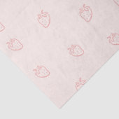 Papier Mousseline Minimalisme de la Fraise (Détail)