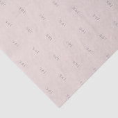 Papier Mousseline Minimalist Wedding tissue Paper | Warm Blush (Détail)