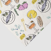 Papier Mousseline Minimaliste gourmand (Détail)