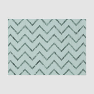 Papier Mousseline Mint Glam Chevron Zigzag Stripes