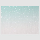 Papier Mousseline Mint Ombre White Bokee Confetti (Recto)