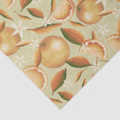 Papier Mousseline Mint orange élégant (Détail)