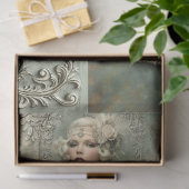 Papier Mousseline Mint Sage Allure Roaring 20's Matching Collection (Cadeau)