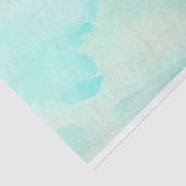 Papier Mousseline Mint vert et Persimmon rose Patiné Damask (Détail)