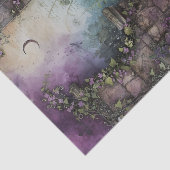 PAPIER MOUSSELINE MINUIT LUNE JARDIN DÉCOUPAGE TISSUE PAPIER (Détail)