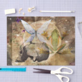 Papier Mousseline Minuit Lune Magique Spell Frog Decoupage (Artisanat)