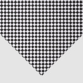 Papier Mousseline Minuscule noir et blanc coché (Détail)