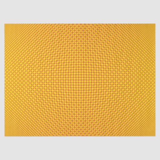 Papier Mousseline "Mirage"| Jaune vif sur l'orange russet| (Recto)