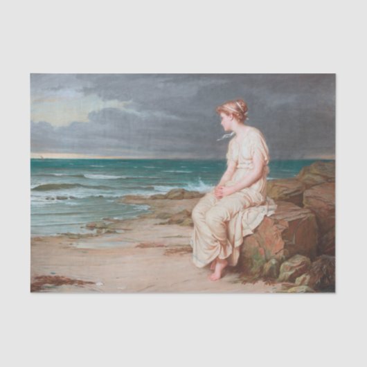 Papier Mousseline Miranda John William Waterhouse Art (Recto)