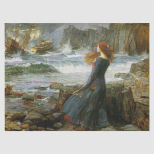 Papier Mousseline Miranda — La tempête de John William Waterhouse