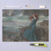 Papier Mousseline Miranda (par John William Waterhouse) (Artisanat)