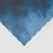 Papier Mousseline Misty Forest Blue Green Pine Trees Découpage (Détail)