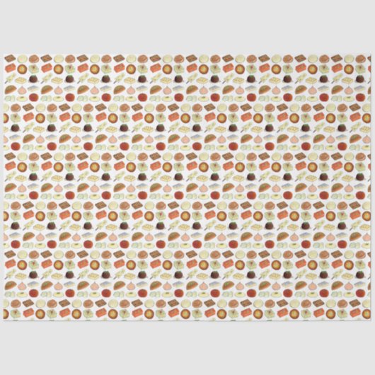 Papier Mousseline Mithai Indian Sweets confiserie Desserts Inde (Recto)