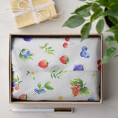 Papier Mousseline Mixed Berries Pattern (Cadeau)