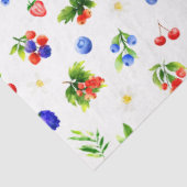 Papier Mousseline Mixed Berries Pattern (Détail)