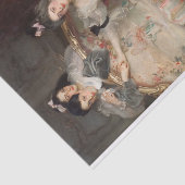 Papier Mousseline Mme Carl Meyer et ses enfants par Singer Sargent (Détail)
