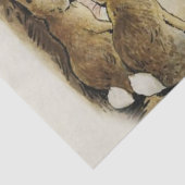 Papier Mousseline Mme Rabbit Pours Thé de Beatrix Potter (Détail)