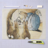 Papier Mousseline Mme Rabbit Pours Thé de Beatrix Potter (Artisanat)