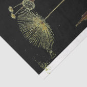 Papier Mousseline Mobilier Dandilion foncé Découpage Papier (Détail)