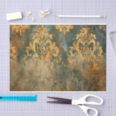 Papier Mousseline Mobilier rustique Damask Découpage Papier Tissu (Artisanat)