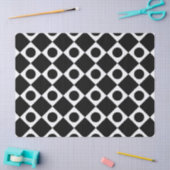 Papier Mousseline Mod Retro 60's Noir (Artisanat)