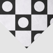 Papier Mousseline Mod Retro 60's White (Détail)