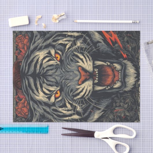 Papier Mousseline Mode Bête5 (Artisanat)